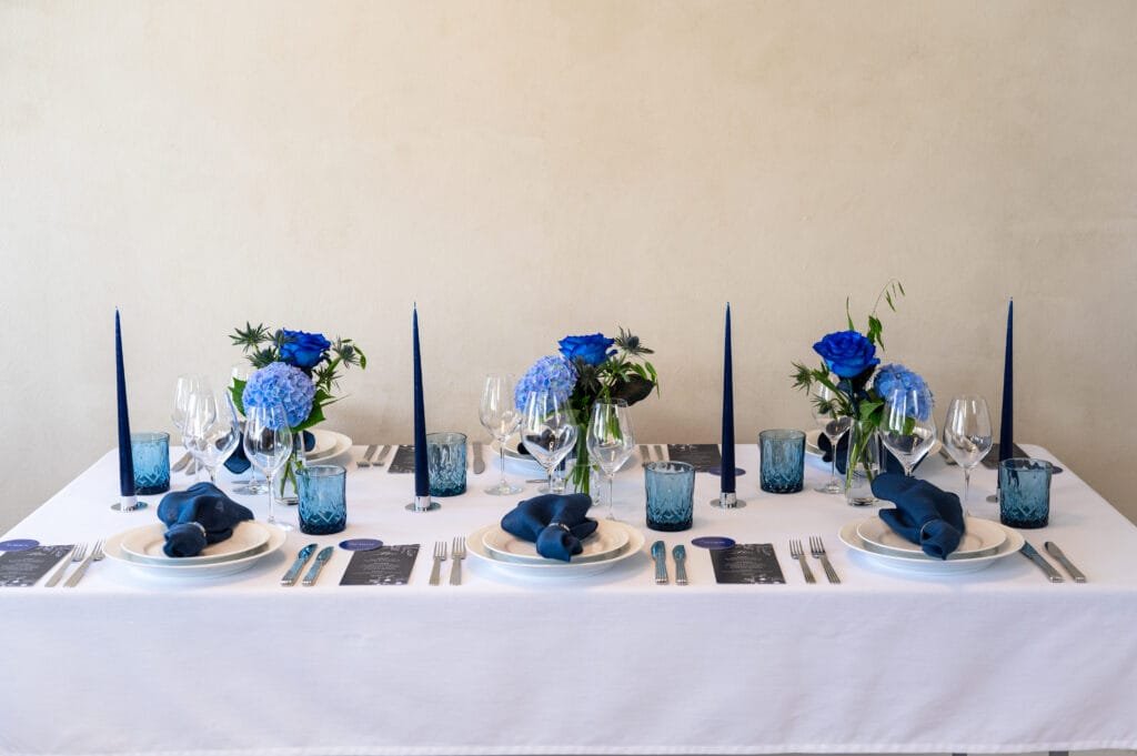 - By Linne - Hørserviet - Insignia Blue